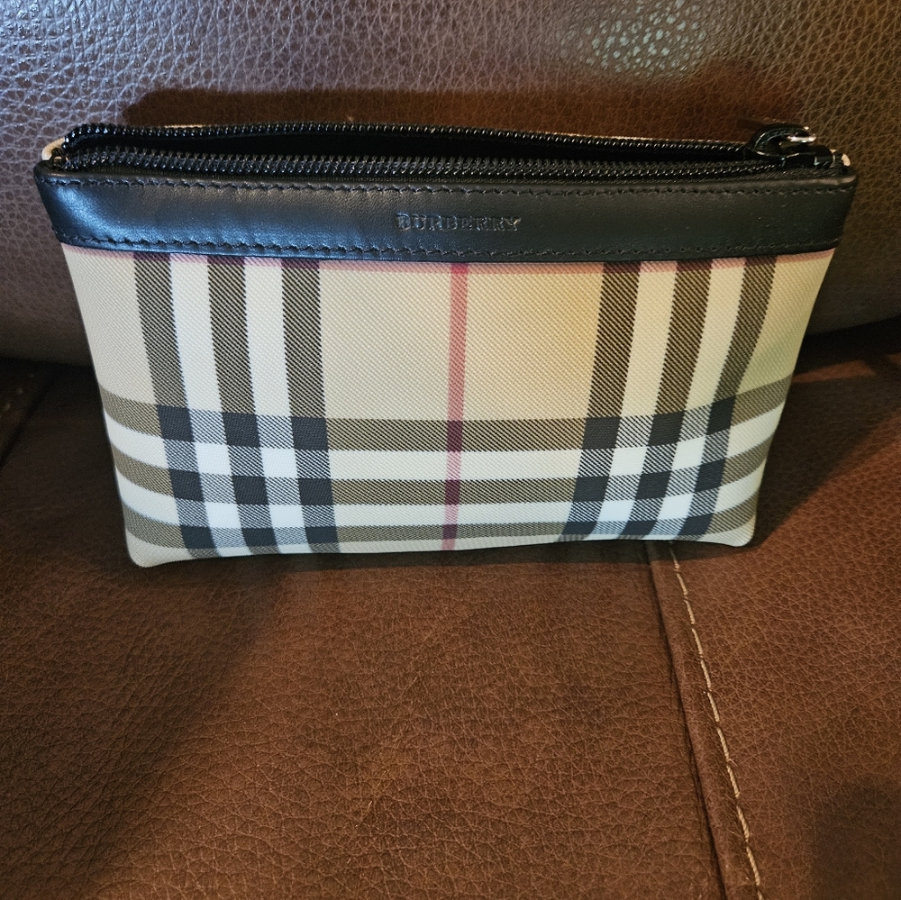 Classic Burberry clutch bag